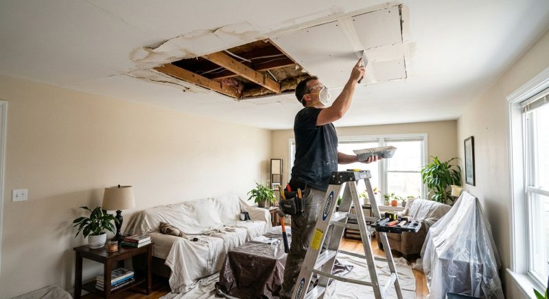 Ceiling Crack Repair in Kansas City, KS