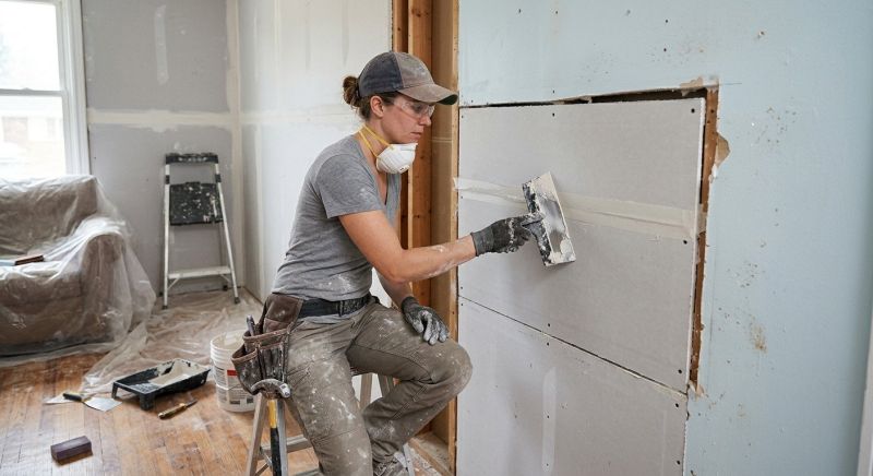 Drywall Replacement in Overland Park, KS