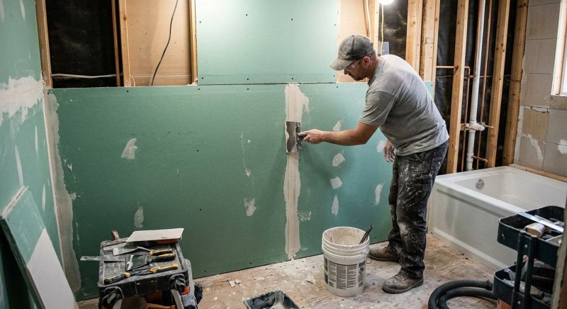 Bathroom Drywalling in Olathe, KS