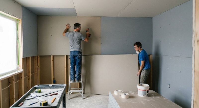 Bedroom Drywall Installation in Wilmington, NC