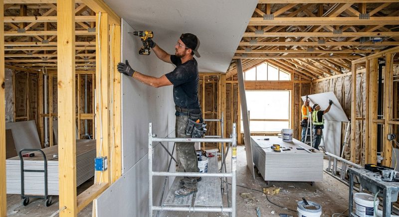 Bedroom Drywall Installation in Alpharetta, GA