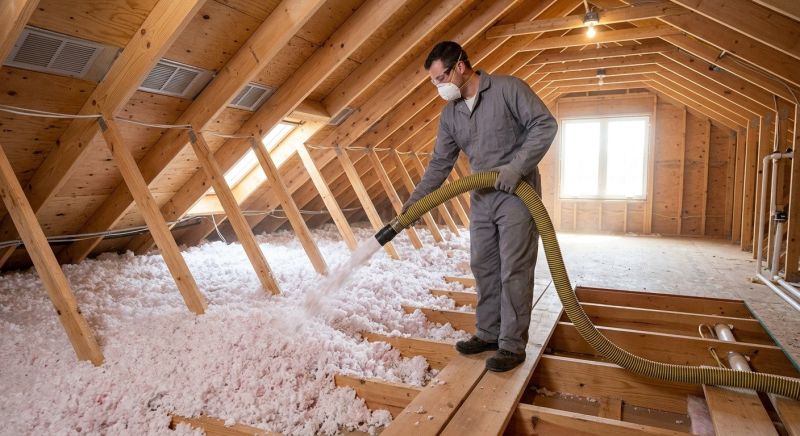 Blown Insulation Installation in Longmont, CO