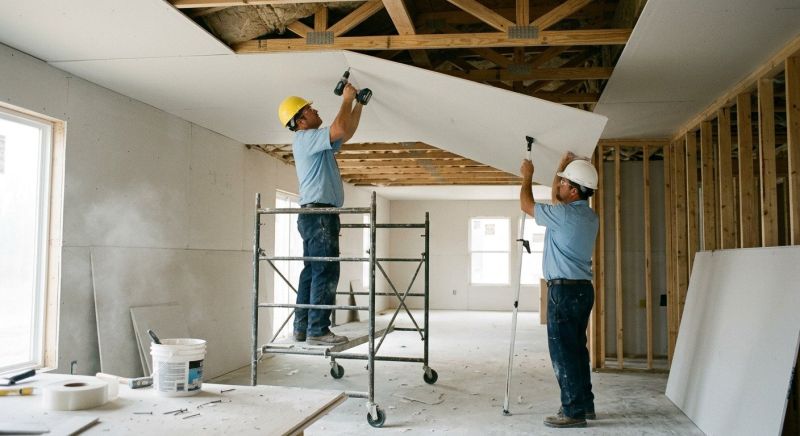 Ceiling Drywall Installation in Kansas City, MO