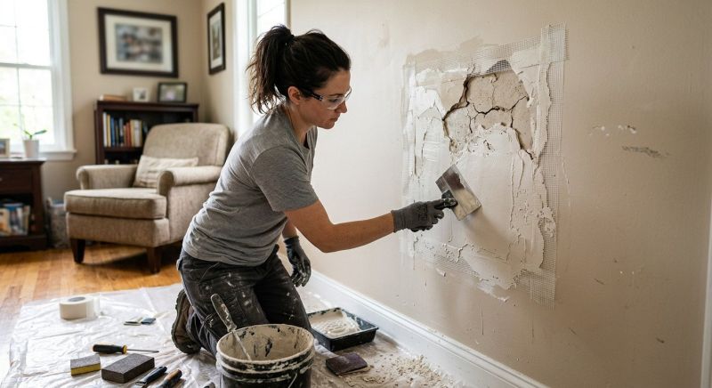 Drywall Crack Repair in Kansas City, KS