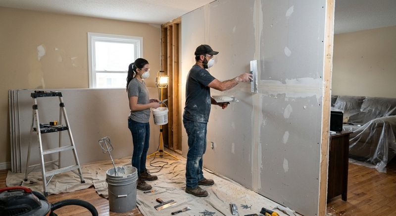 Drywall Renovation in Olathe, KS