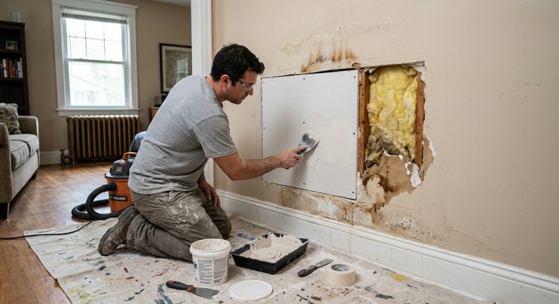 Drywall Water Damage Repair in Conroe, TX