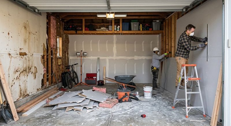 Garage Wallboard Installation in Wilmington, NC