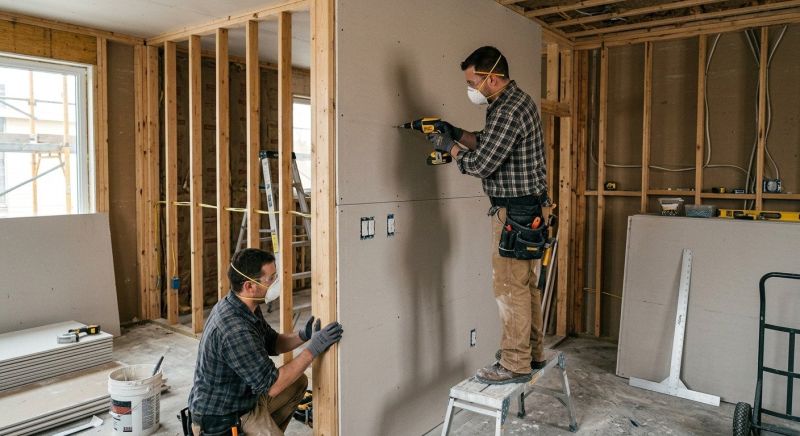 Garage Wallboard Installation in Conroe, TX